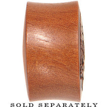 Load image into Gallery viewer, Organic Sawo Wood Yin-Yang Peace-Love Saddle Plug