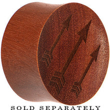 Load image into Gallery viewer, Organic Sawo Wood Archer's Arrows Saddle Plug