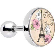Load image into Gallery viewer, 16G 1/4 With Love from Paris Tragus Cartilage Earring