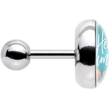 Load image into Gallery viewer, 16G 1/4 Floral Hello Summer Tragus Cartilage Earring