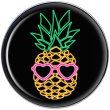 Load image into Gallery viewer, 16G 1/4 Neon Heart Tropical Pineapple Tragus Cartilage Earring