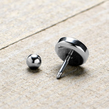 Load image into Gallery viewer, 16G 1/4 Polka Dot Mushroom Hat Cat Cartilage Tragus Earring by Onyx O