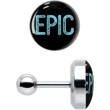 Load image into Gallery viewer, 16G 1/4 Epic Blue Cartilage Tragus Earring