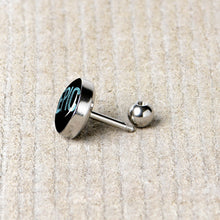 Load image into Gallery viewer, 16G 1/4 Epic Blue Cartilage Tragus Earring