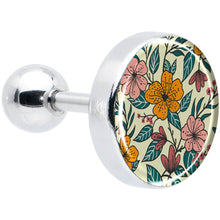 Load image into Gallery viewer, 16G 1/4 Blossom Creation Wildflower Flowers Tragus Cartilage Earring by Onyx O