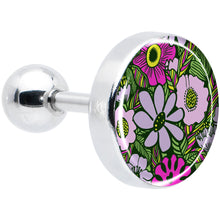 Load image into Gallery viewer, 16G 1/4 Blossom Creation Paradise of Pink Flowers Cartilage Earring by Onyx O