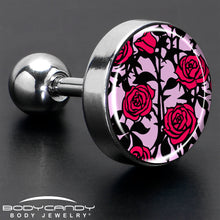 Load image into Gallery viewer, 16G 1/4 Blossom Creation Floral Love of Roses Cartilage Earring by Onyx O