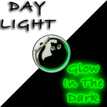 Load image into Gallery viewer, 16G Glow in the Dark Fishbowl Kitty Cat Tragus Cartilage Earring by Onyx O