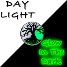 Load image into Gallery viewer, 16G Glow in the Dark Tree of Life Tragus Cartilage Earring by Onyx O