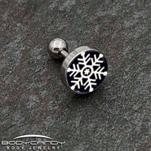 Load image into Gallery viewer, Glow in the Dark Holiday Christmas Tree Tragus Cartilage Earring by Onyx O
