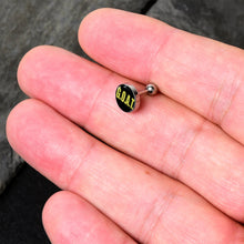 Load image into Gallery viewer, 16G 1/4 G.O.A.T. Cartilage Tragus Earring by Onyx O