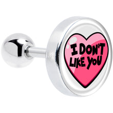 Load image into Gallery viewer, 16GI Don't Like You Valentine Heart Tragus Cartilage Earring