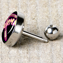 Load image into Gallery viewer, 16G 1/4 Karmic Boomerang Tragus Cartilage Earring by Onyx O