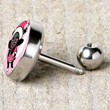Load image into Gallery viewer, 16G 1/4 Krampus Cutie Tragus Cartilage Earring by Onyx O