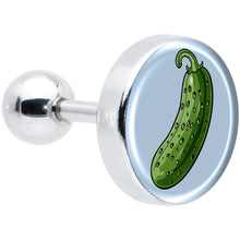 Load image into Gallery viewer, Green Pickle Tragus Cartilage Earring by Onyx O