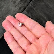 Load image into Gallery viewer, 16G 1/4 Christmas Peace Love Santa Tragus Cartilage Earring by Onyx O