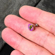Load image into Gallery viewer, 16G 1/4 Sunflower Cactus Cartilage Tragus Earring by Onyx O