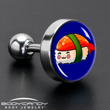 Load image into Gallery viewer, 16G 1/4 Sushi Cartilage Tragus Earring by Onyx O