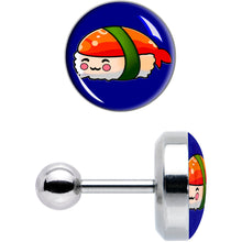 Load image into Gallery viewer, 16G 1/4 Sushi Cartilage Tragus Earring by Onyx O