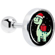 Load image into Gallery viewer, Christmas Holiday Dinosaur Tragus Cartilage Earring by Onyx O