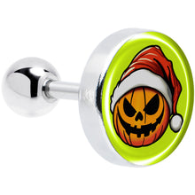 Load image into Gallery viewer, Christmas Holiday Santa Hat Pumpkin Tragus Cartilage Earring by Onyx O