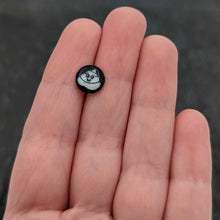 Load image into Gallery viewer, Glow in the Dark Black Anodized Poop Barbell Tongue Ring by Onyx O