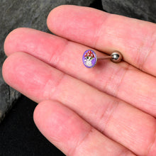 Load image into Gallery viewer, Polka Dot Mushroom Hat Cat Barbell Tongue Ring by Onyx O