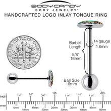 Load image into Gallery viewer, Cute Biting Baby Hippo Barbell Tongue Ring