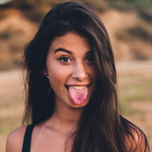 Load image into Gallery viewer, Funky Floral Mushroom Barbell Tongue Ring by Onyx O