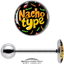 Load image into Gallery viewer, Nacho Type Barbell Tongue Ring by Onyx O