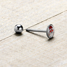 Load image into Gallery viewer, Christmas Peace Love Santa Barbell Tongue Ring by Onyx O
