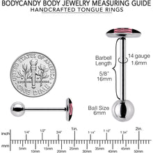Load image into Gallery viewer, Vibe Barbell Tongue Ring by Onyx O