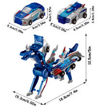 Load image into Gallery viewer, Car & Transforming Dinosaur Toy – Crash-Proof Manual