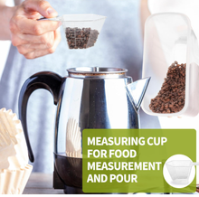 Load image into Gallery viewer, 4-Piece Set: Airtight Cereal Storage Containers with Pour Spouts & Measuring Cup – 4L Kitchen Pantry Organizer
