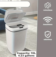 Load image into Gallery viewer, Smart Hands-Free Trash Can – 12L & 17L, Motion Sensor