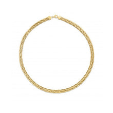 Load image into Gallery viewer, 14k Yellow Gold Rapunzel Woven Necklace