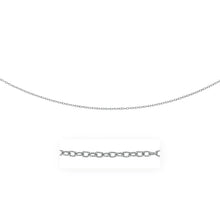 Load image into Gallery viewer, 2.5mm 14k White Gold Pendant Chain with Textured Links