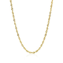 Load image into Gallery viewer, 10K Yellow Gold Lite Rope Chain (2.50 mm)