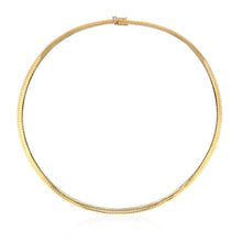 Load image into Gallery viewer, 14k Yellow Gold Classic Omega Style Chain (6 mm)