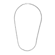 Load image into Gallery viewer, Sterling Silver 3.6mm Diamond Cut Rope Style Chain