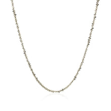 Load image into Gallery viewer, Rhodium Plated 1.7mm Sterling Silver Sparkle Style Chain