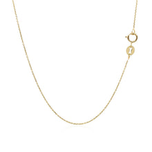 Load image into Gallery viewer, 10k Yellow Gold Cable Link Chain (0.50 mm)