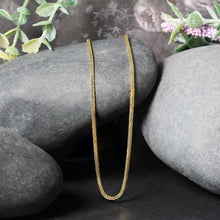 Load image into Gallery viewer, 14k Yellow Gold Foxtail 1.0mm Chain