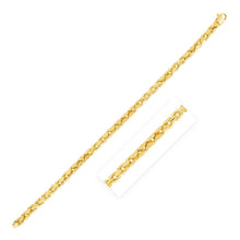 Load image into Gallery viewer, 14k Yellow Gold High Polish Mens Fancy Box Bracelet (5.0mm)