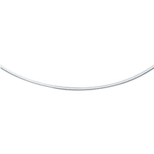Load image into Gallery viewer, 14k White Gold Classic Omega Style Chain (2 mm)