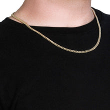 Load image into Gallery viewer, 10k Yellow Gold Semi Solid Miami Cuban Chain (4.50 mm)