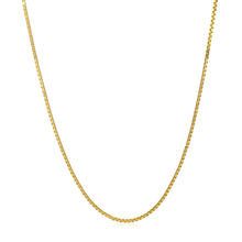 Load image into Gallery viewer, 14k Yellow Gold Adjustable Box Chain (1.10 mm)