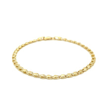 Load image into Gallery viewer, 2.9mm 14k Yellow Gold Heart Bracelet