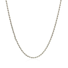 Load image into Gallery viewer, Sterling Silver 1.4mm Diamond Cut Rope Style Chain