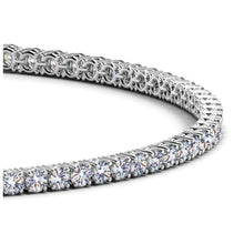 Load image into Gallery viewer, Lab Grown Round Diamond Tennis Bracelet in 14k White Gold (2 cctw F/G VS2/SI1)